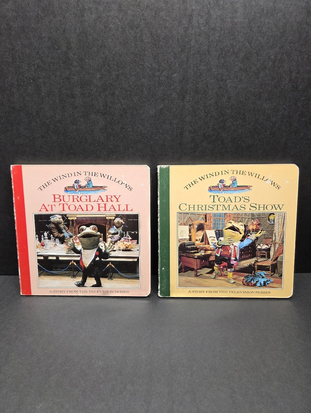 2 Wind In The Willows Board Books - Toads Christmas Show, Burglary At Toad Hall
